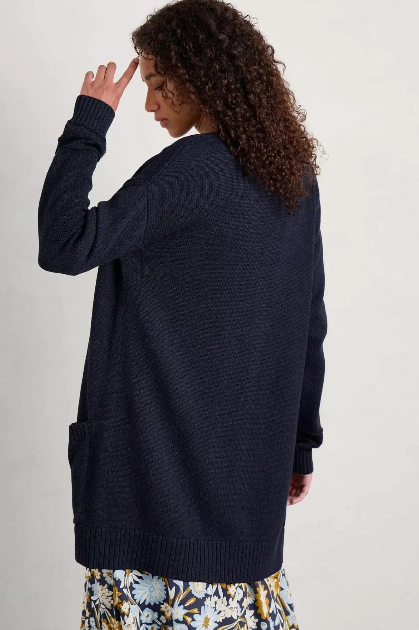 Seasalt Cornwall Knitwear<Southernwood Long Cardigan Maritime