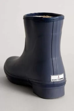 Seasalt Cornwall Coats & Jackets<Storm Chaser Fleece-Lined Wellies Fathom