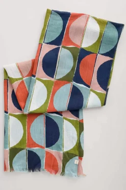 Seasalt Cornwall Scarves & Shawls<Summer Scarf Half Moons Chalk