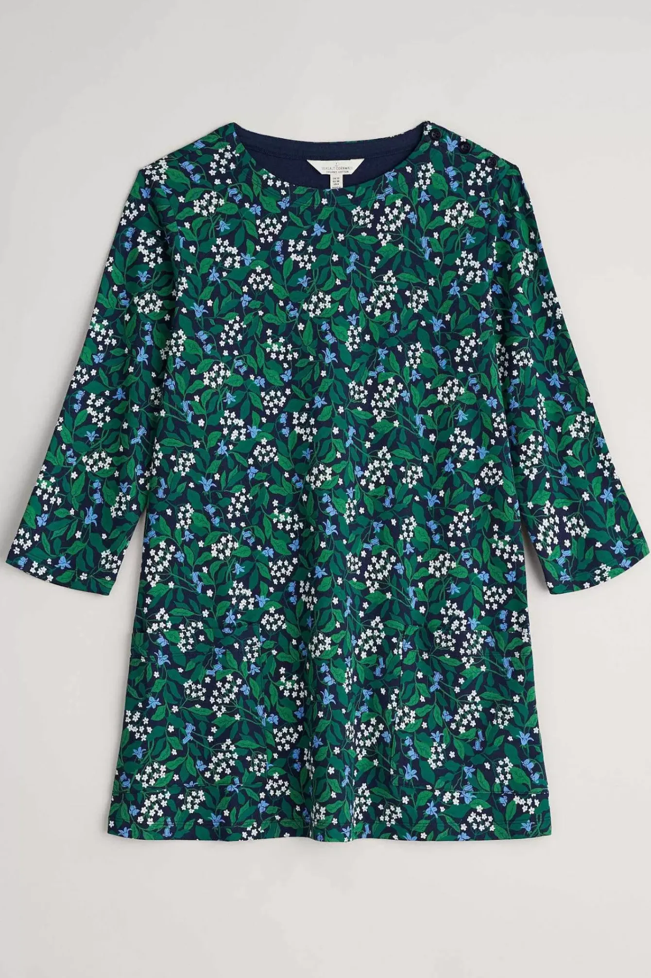 Seasalt Cornwall Tunics<Tall Waves Jersey Tunic Flower Meadow Maritime