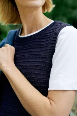Seasalt Cornwall Knitwear<Tepel Knitted Vest Maritime