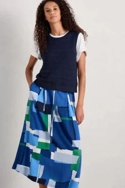 Seasalt Cornwall Knitwear<Tepel Knitted Vest Maritime