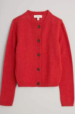Seasalt Cornwall Knitwear<Tern Tide Cardigan Tomato