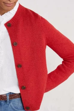 Seasalt Cornwall Knitwear<Tern Tide Cardigan Tomato