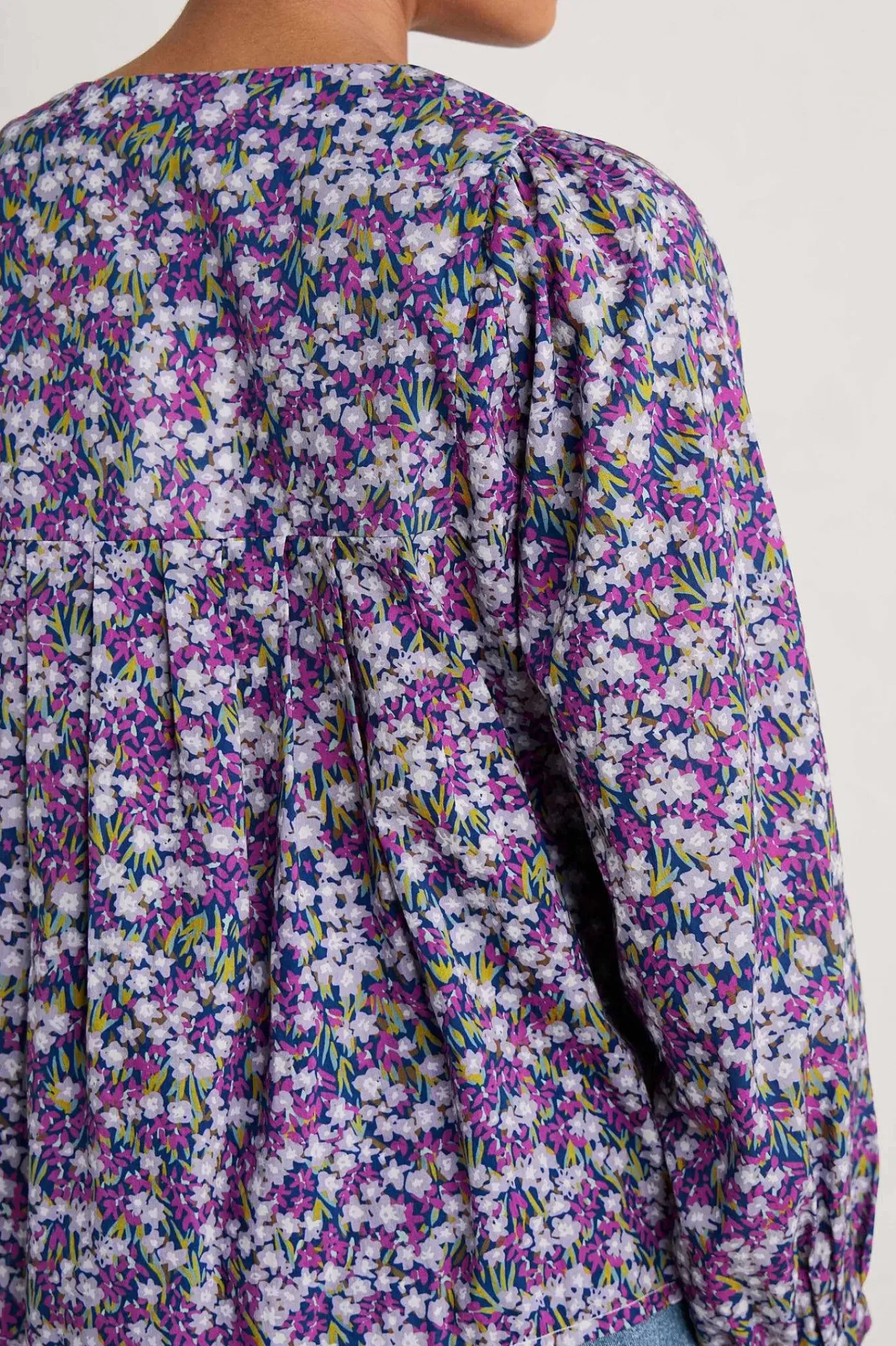 Seasalt Cornwall Tops<Thornapple Organic Cotton Shirt (Gots) Heather Fields Verbena