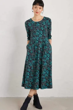 Seasalt Cornwall Dresses<Veronica Midi Dress (Gots) Tapestry Bloom Loch