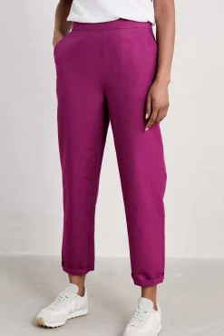 Seasalt Cornwall Trousers & Shorts<Westlin Straight Leg Suit Trousers Cassis