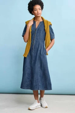 Seasalt Cornwall Dresses<Wightwick Midi Dress Mid Indigo Wash