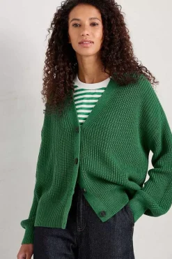 Seasalt Cornwall Knitwear<Winding Creek Organic Cotton Knit Cardigan Island