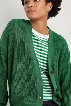 Seasalt Cornwall Knitwear<Winding Creek Organic Cotton Knit Cardigan Island