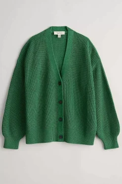 Seasalt Cornwall Knitwear<Winding Creek Organic Cotton Knit Cardigan Island