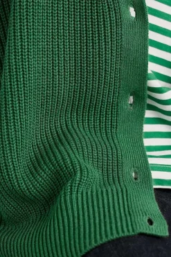 Seasalt Cornwall Knitwear<Winding Creek Organic Cotton Knit Cardigan Island