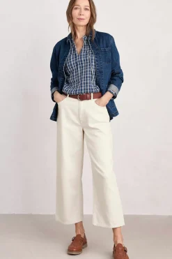 Seasalt Cornwall Tops<Winnard 3/4 Sleeve Top (Gots) Betony Squall