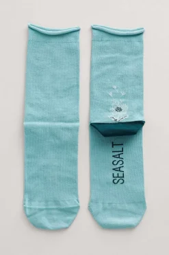Seasalt Cornwall Socks & Tights<Women's Arty Organic Cotton Socks Heather Sketch Aran