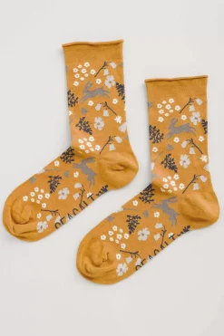 Seasalt Cornwall Socks & Tights<Women's Arty Socks Salt Marsh Maritime