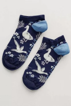 Seasalt Cornwall Socks & Tights<Women's Arty Trainer Socks Reed Whistle Aran