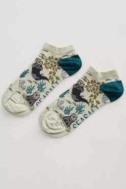 Seasalt Cornwall Socks & Tights<Women's Arty Trainer Socks Reed Whistle Aran