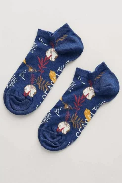 Seasalt Cornwall Socks & Tights<Women's Arty Trainer Socks Reed Whistle Aran