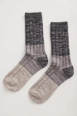 Seasalt Cornwall Socks & Tights<Women's Bloomin Good Socks Late Light Nickel