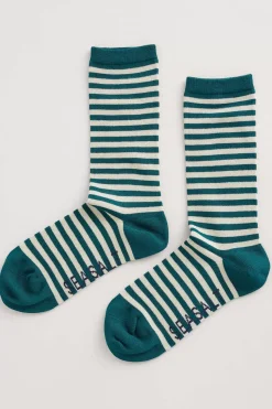 Seasalt Cornwall Socks & Tights<Women's Sailor Socks Starling Scatter Succulent