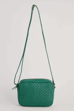 Seasalt Cornwall Bags<Woven Sea Fan Leather Cross-Body Bag Copse